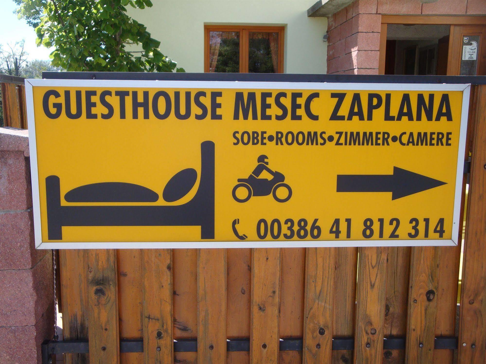 Guesthouse Mesec Zaplana Верхника Экстерьер фото
